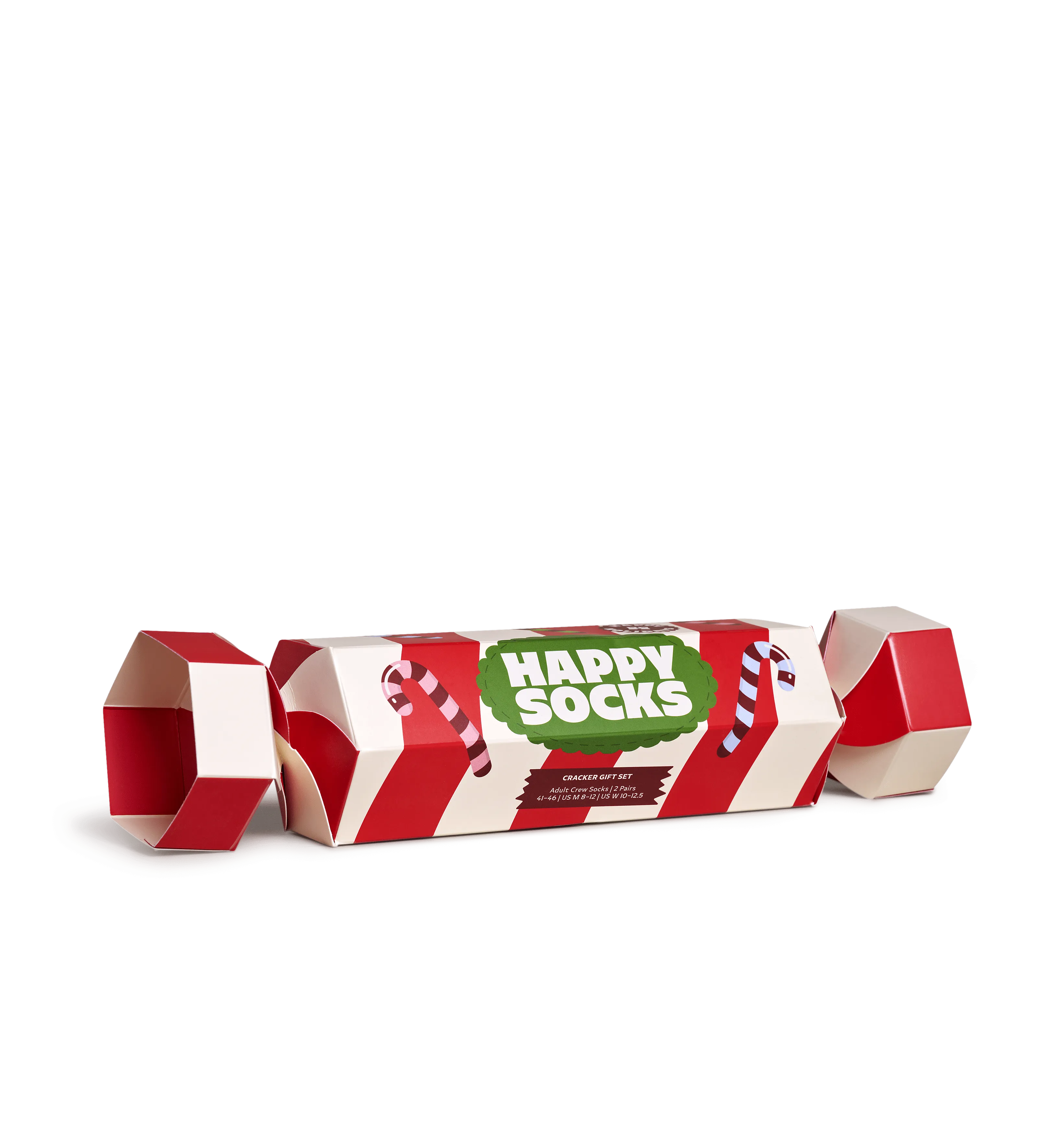 2 Pack Holiday Striped Cracker Gift Set