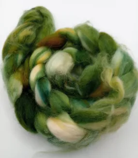 50G Hand dyed Cashgora- "Advocado"