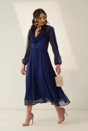 Aria Blue Maxi Dress