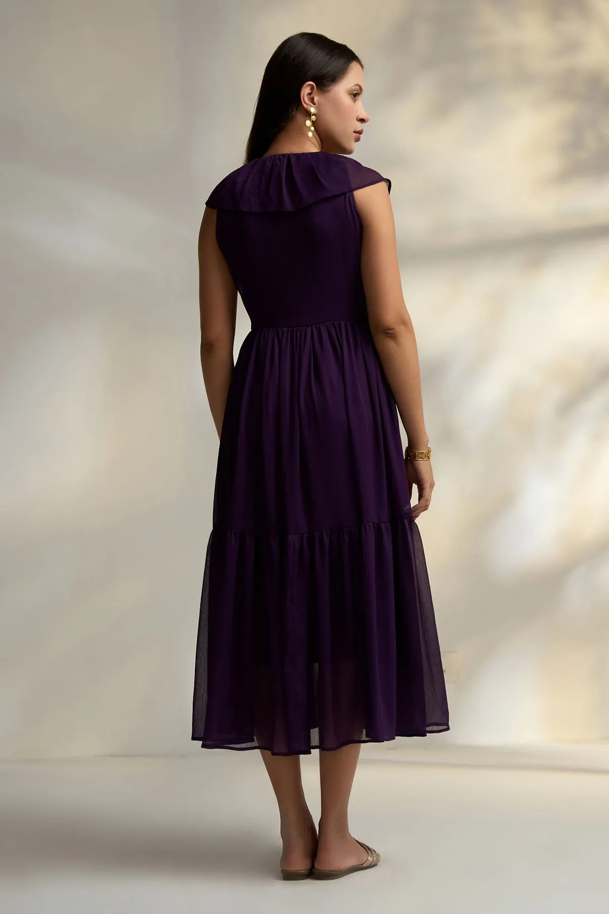Aria Purple Maxi Dress