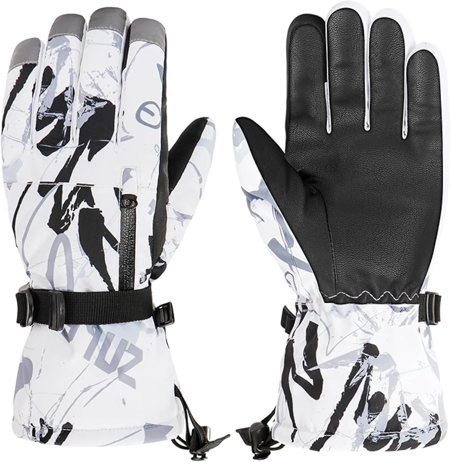 Azarxis Kids Snow Ski Gloves, Children Winter Waterproof Windproof Warm Touchscreen Snowboard Gloves for Boys & Girls
