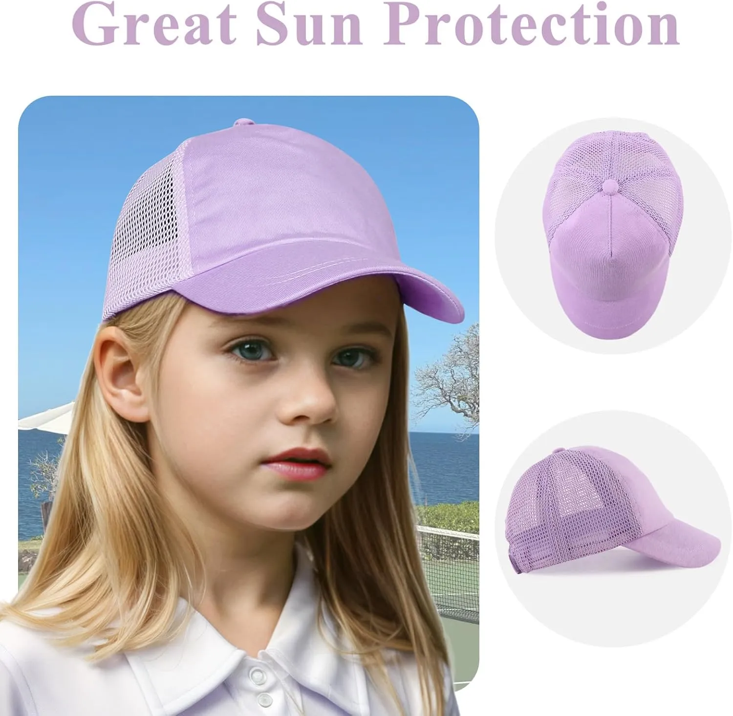 Baby Boy Baseball Cap Toddler Girl Trucker Hat Kids Dinosaur Hats Infant Ball Caps Spring Summer