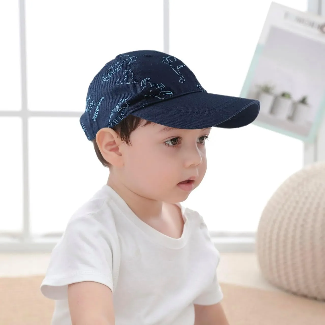 Baby Boy Baseball Cap Toddler Girl Trucker Hat Kids Dinosaur Hats Infant Ball Caps Spring Summer
