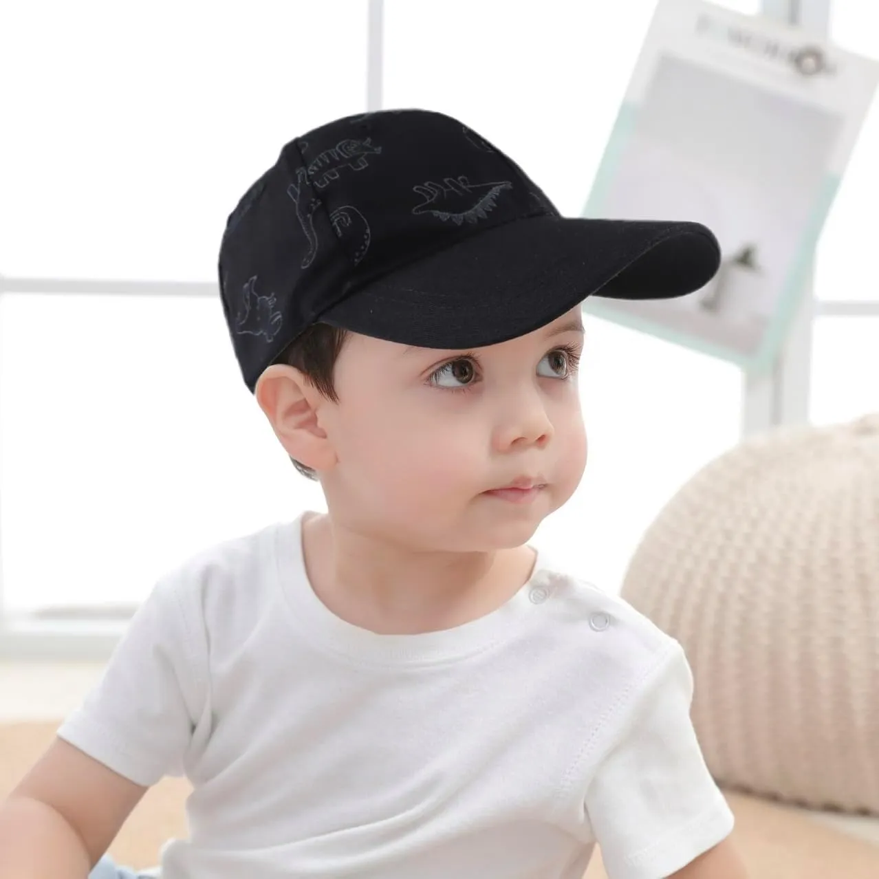 Baby Boy Baseball Cap Toddler Girl Trucker Hat Kids Dinosaur Hats Infant Ball Caps Spring Summer