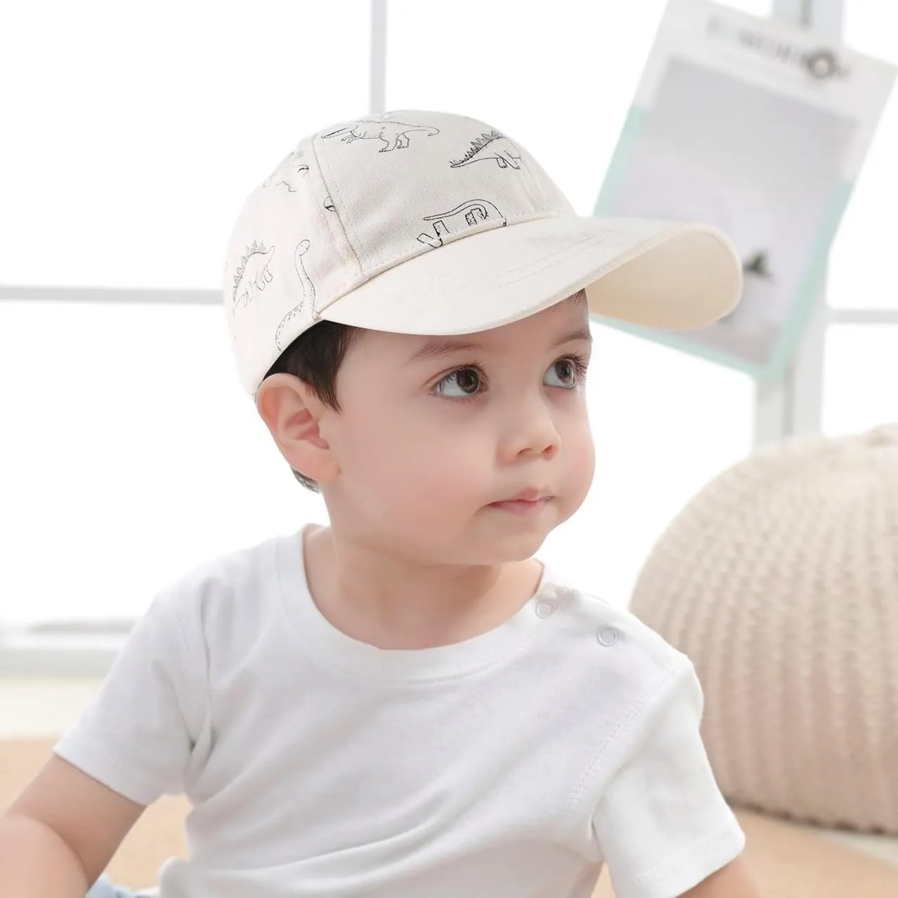 Baby Boy Baseball Cap Toddler Girl Trucker Hat Kids Dinosaur Hats Infant Ball Caps Spring Summer