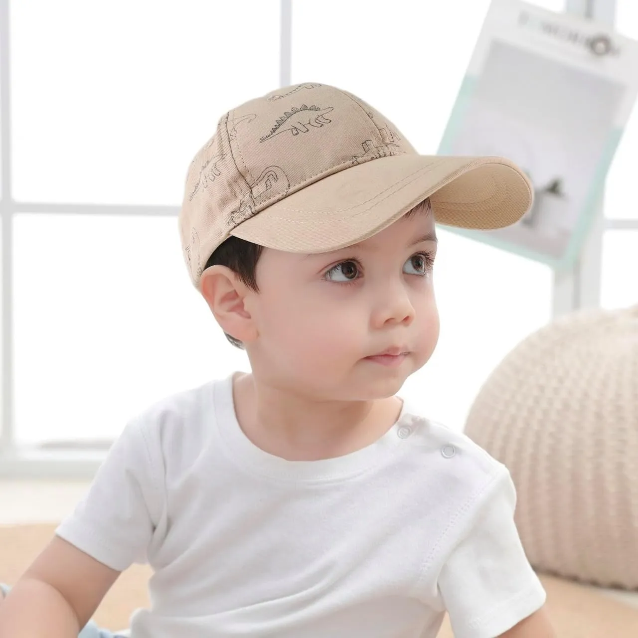 Baby Boy Baseball Cap Toddler Girl Trucker Hat Kids Dinosaur Hats Infant Ball Caps Spring Summer