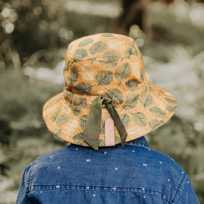 Bedhead 'Explorer' Reversible Sun Hat - Oakley Olive