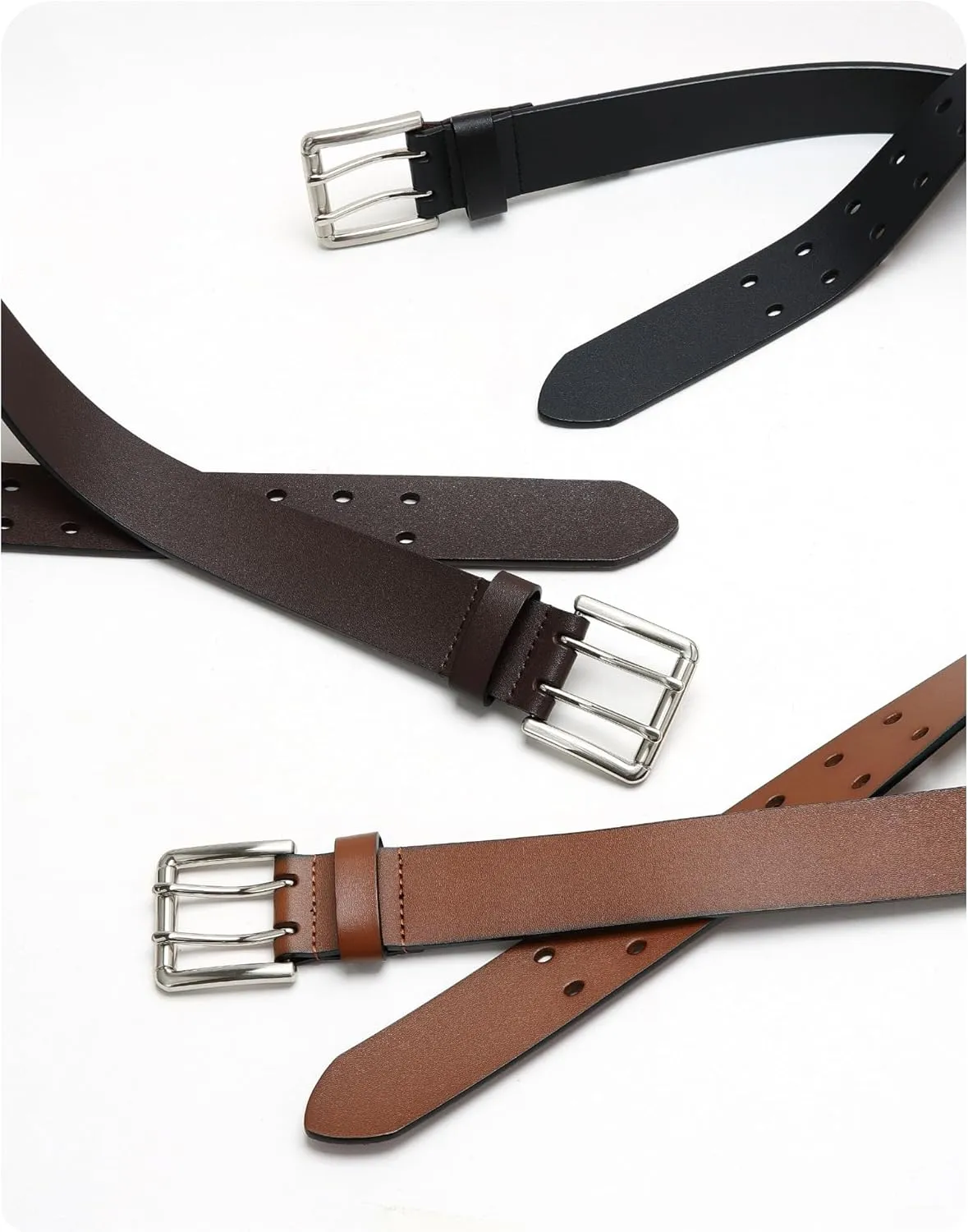 CHAOREN Full Grain Leather Belts for Men - Mens Belt for Jeans - Timeless Elegance for Casual Dress