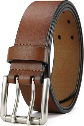 CHAOREN Full Grain Leather Belts for Men - Mens Belt for Jeans - Timeless Elegance for Casual Dress