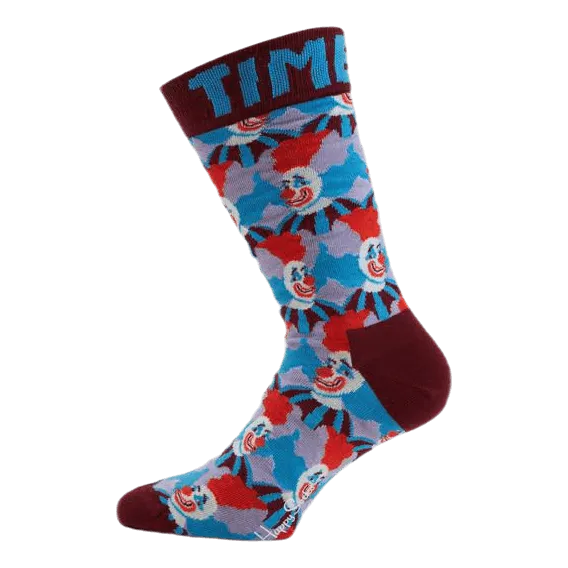 Clown Sock Red