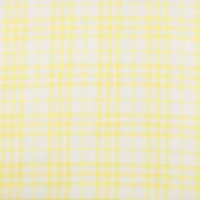 Crepe Chiffon - DAISY - Medium Plaid - Yellow