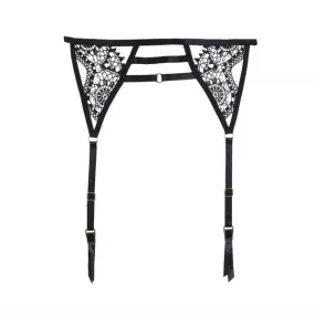 Eliana - Suspender Belt - Black - Size