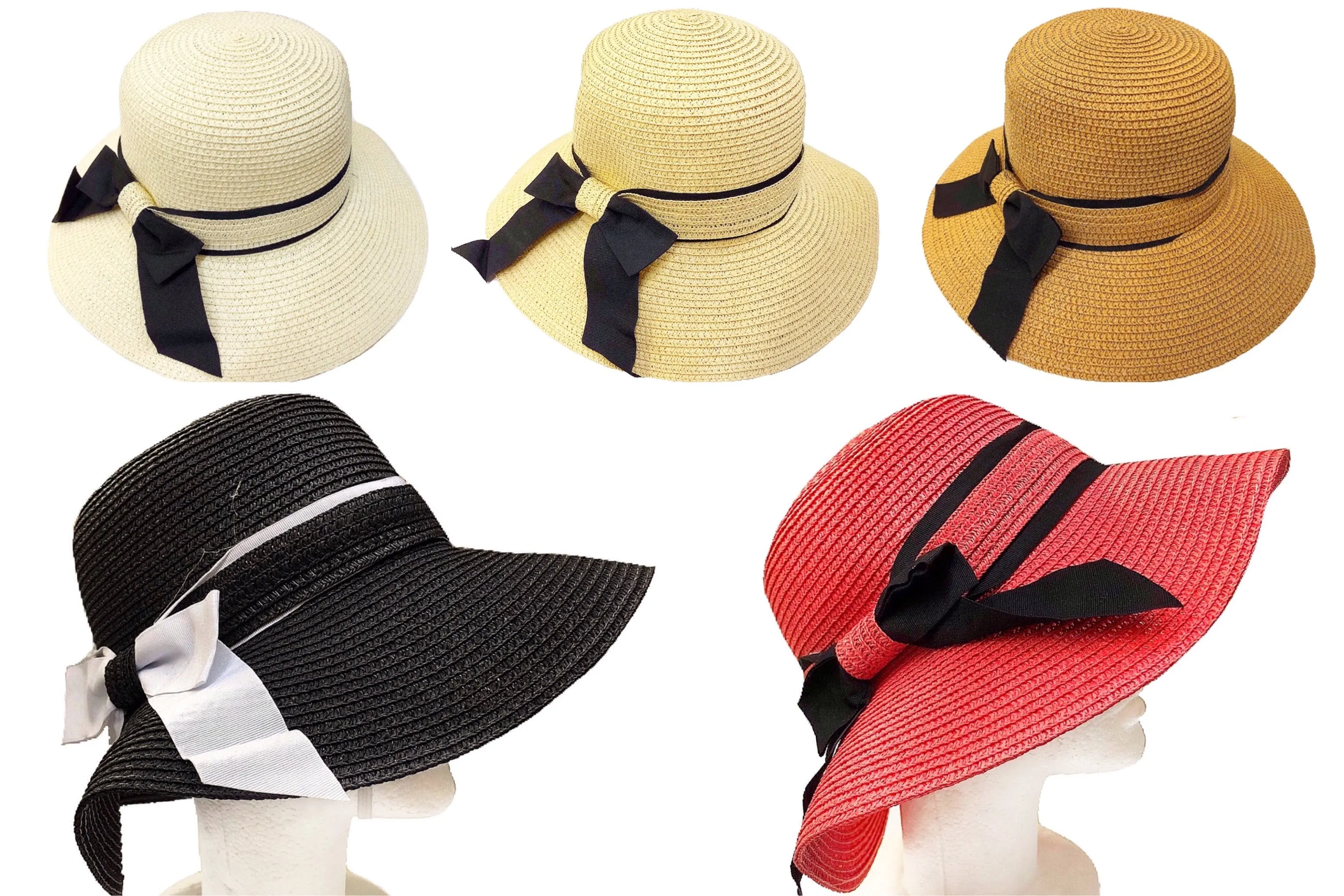 Everyday Straw Sun Hat with Wide Brim