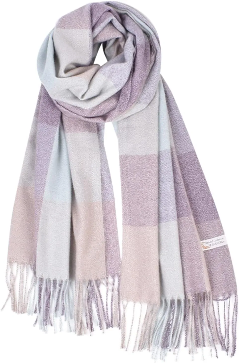 Fashion Scarves Scarf Women'S Autumn And Winter Solid Color Shawl Scarf Thickening Warm Fringe Soft Blanket Scarves