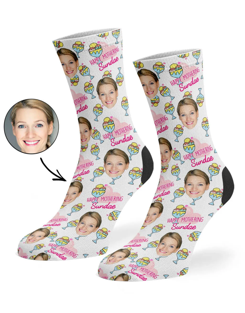 Happy Mothering Sundae Socks