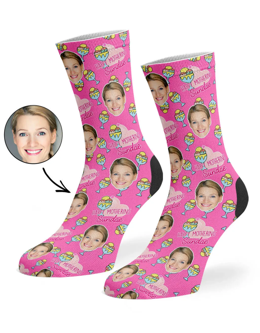 Happy Mothering Sundae Socks