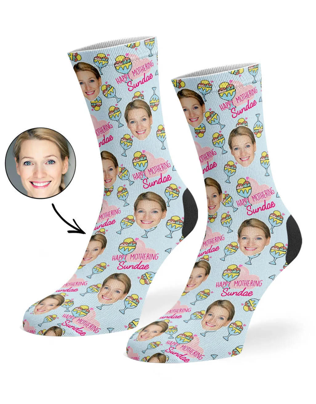 Happy Mothering Sundae Socks