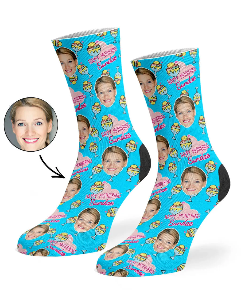 Happy Mothering Sundae Socks