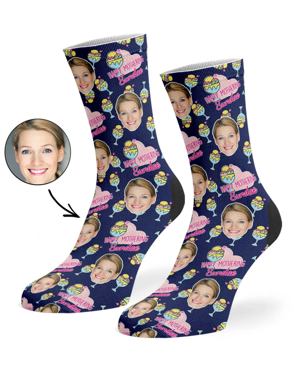 Happy Mothering Sundae Socks