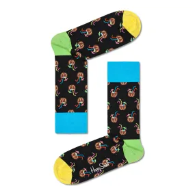 Happy Socks: Coconut Cocktail Black ML