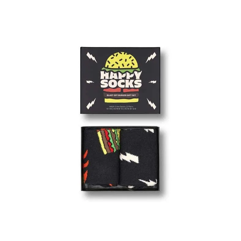 Happy Socks: Gift Set Blast Off Burger 2pk ML