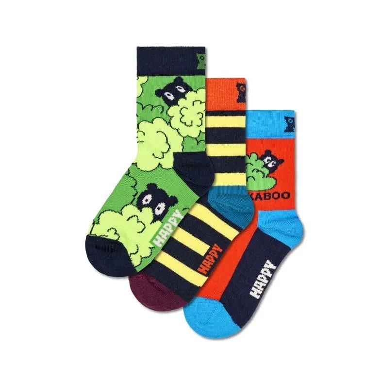 Happy Socks: Gift Set Kids Peek-A-Boo 3pk 4-6Y