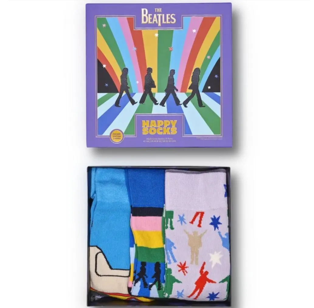 Happy Socks - Happy Socks x Beatles 3 Pack Sock Box