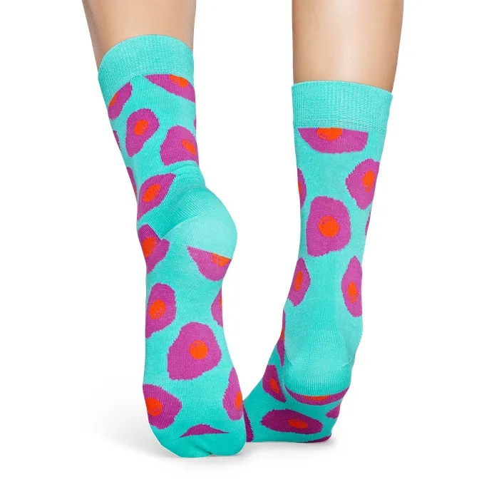 Happy Socks: Sunny Side Up Blue Pink