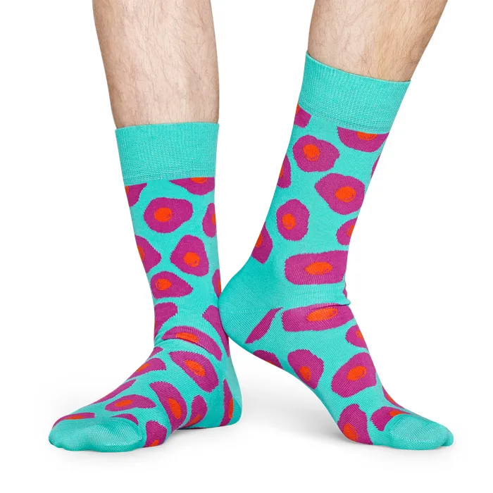 Happy Socks: Sunny Side Up Blue Pink