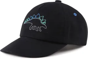 JANGANNSA Dinosaur Boys Girls Caps Embroidery Baby Baseball Caps Cotton Infant Toddler Kids Hat Spring Summer Autumn