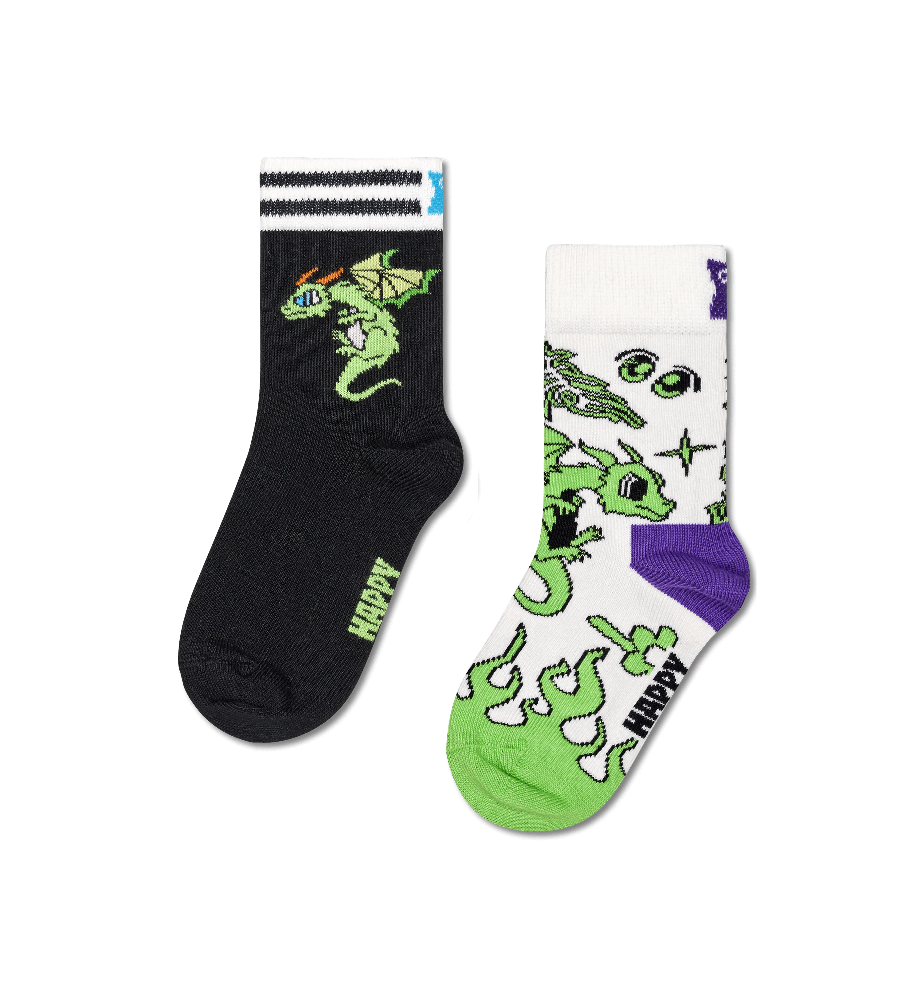 Kids 2 Pack Dragon Socks