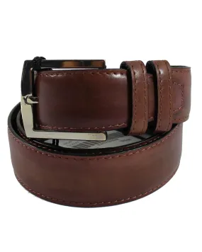 Kiton Belt Brown Smooth Leather 100/ 40