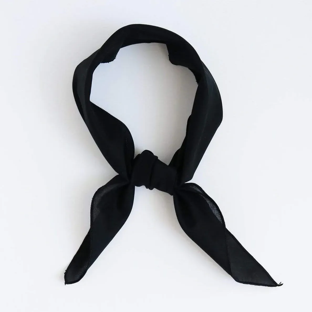 Lana Cotton Scarf - Onyx