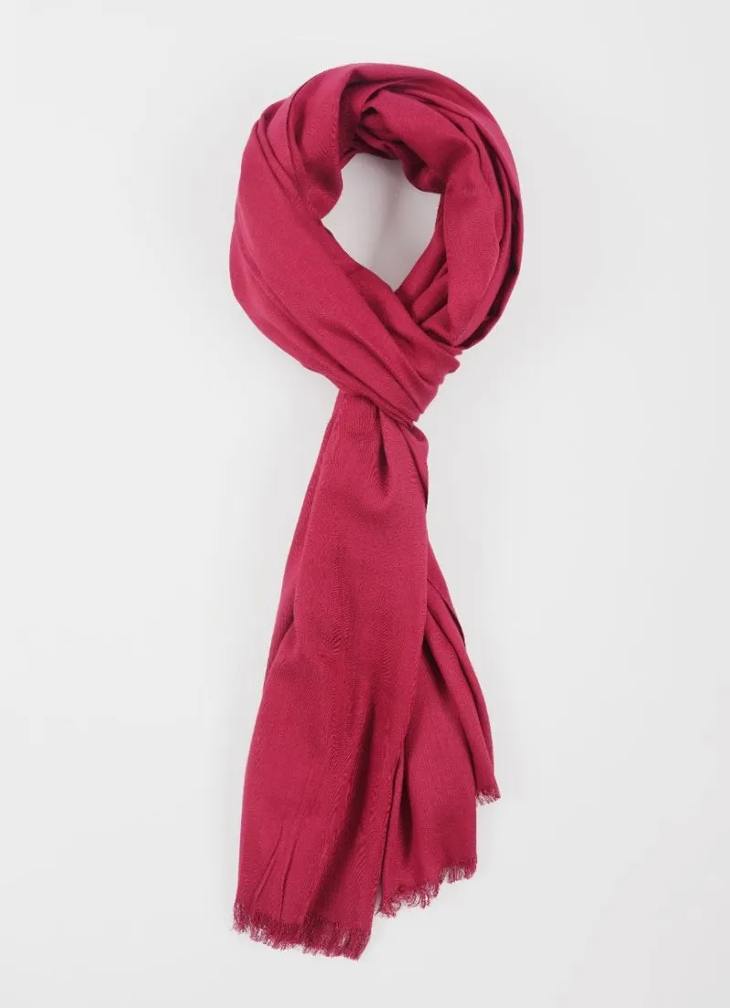 Maroon Cotton Poly Soft scarf