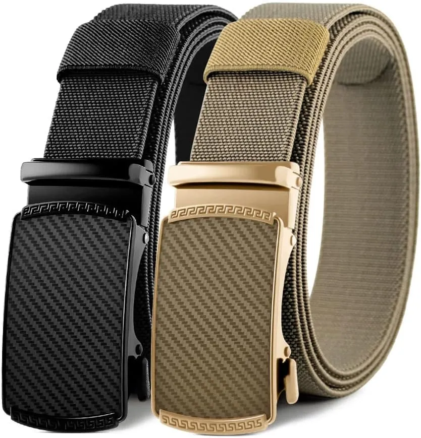 Men's Elastic Belt Tough Stretch Military Belt Soft Nylon Sports Accessories Men Women