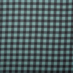 Novelty  Polyester Print - Check - Black / Green
