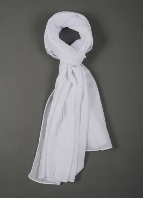 Off-White Georgette Soft scarf