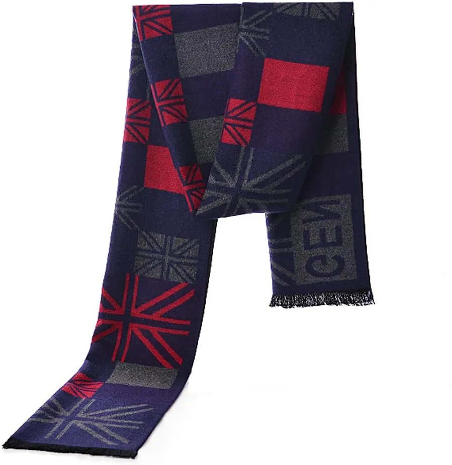 OHAYOMI Mens Scarf Winter Fashion Formal Soft Scarves for Men