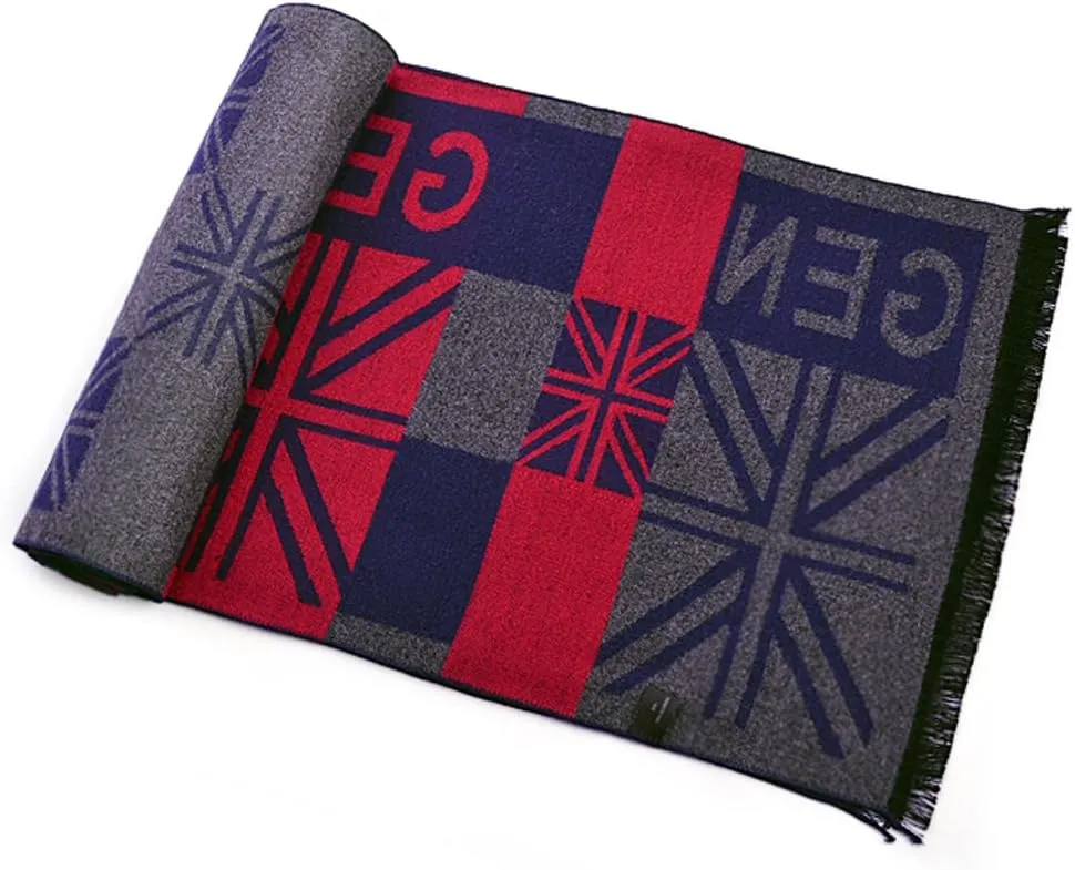 OHAYOMI Mens Scarf Winter Fashion Formal Soft Scarves for Men