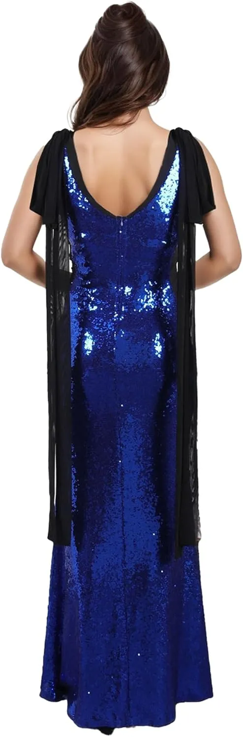 PORRCEY Women Sexy Elegant Rhinestone Mesh See Through Dress Hot Drilling Party Club Night Outfits