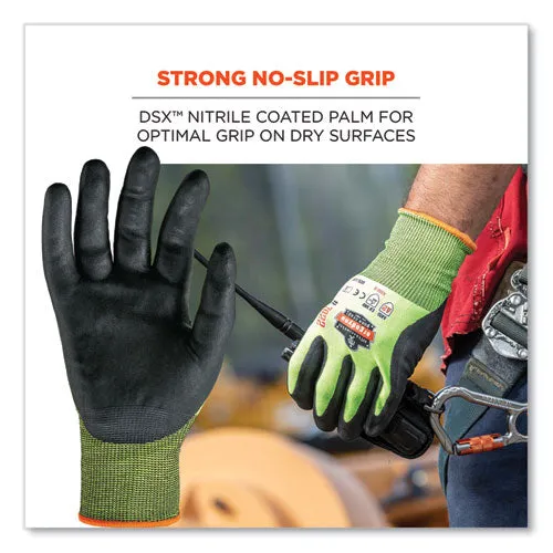 Proflex 7022 Ansi A2 Coated Cr Gloves Dsx, Lime, 2x-large, Pair, Ships In 1-3 Business Days