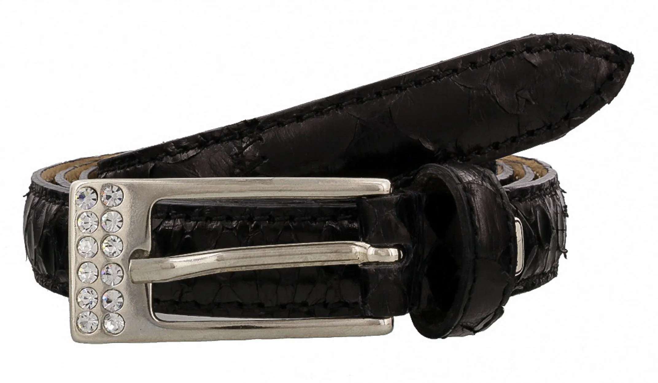 Renato Balestra Calamaria Python Leather Womens Belt