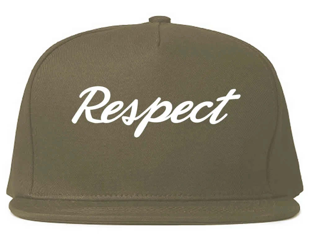 Respect Snapback Hat Cap
