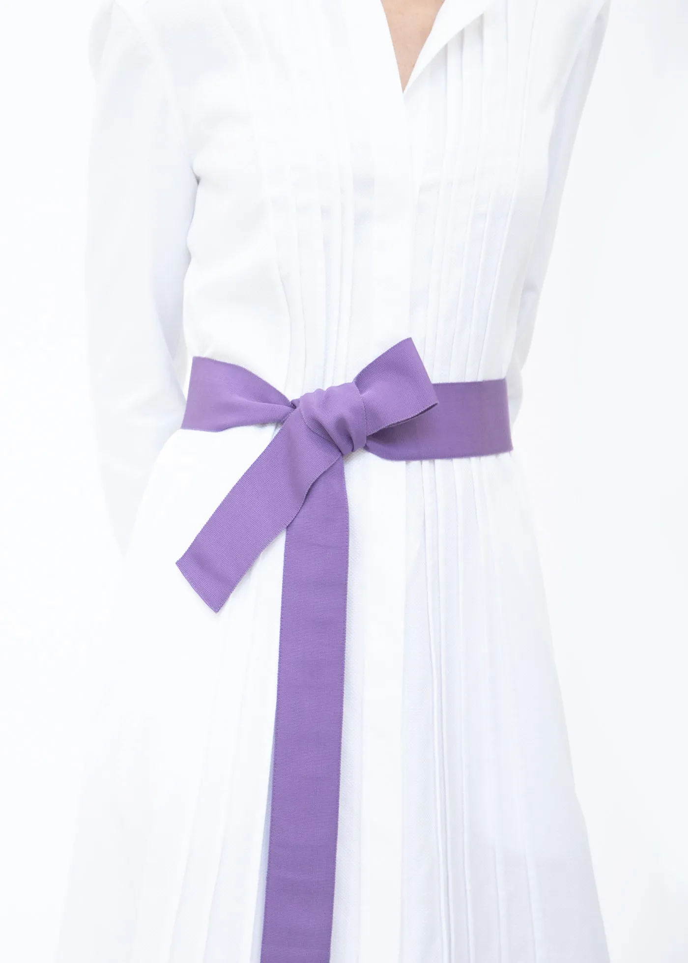Ribbon Belt, Wide - Amethyst