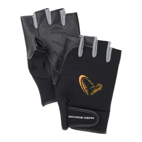 Savage Gear | Neoprene Half Finger Gloves | Black