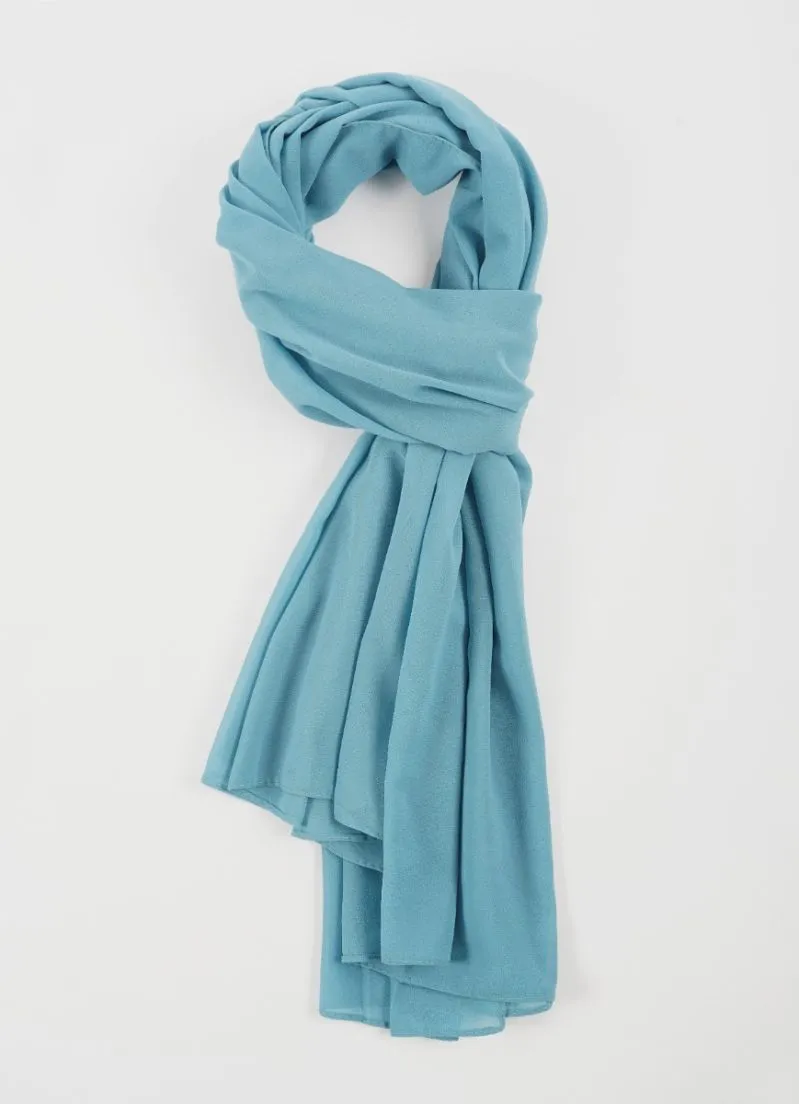 Sea Green Georgette Soft scarf