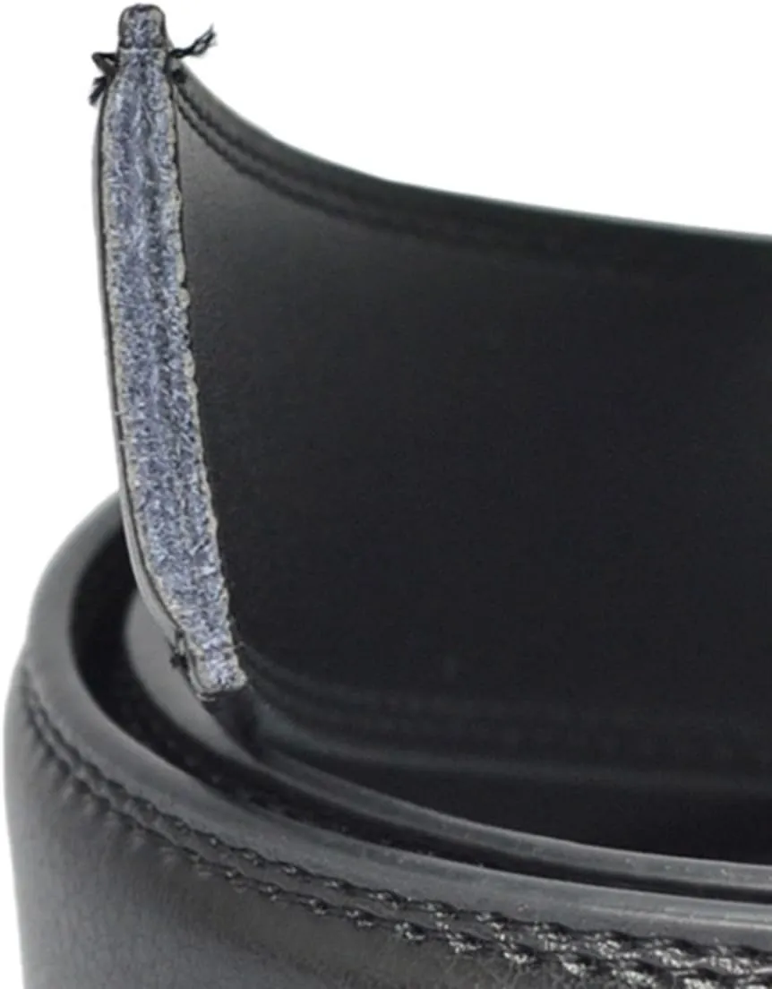 seven wolves Men's Automatic Ratchet Belt Leather Business Casual Style Slide belt