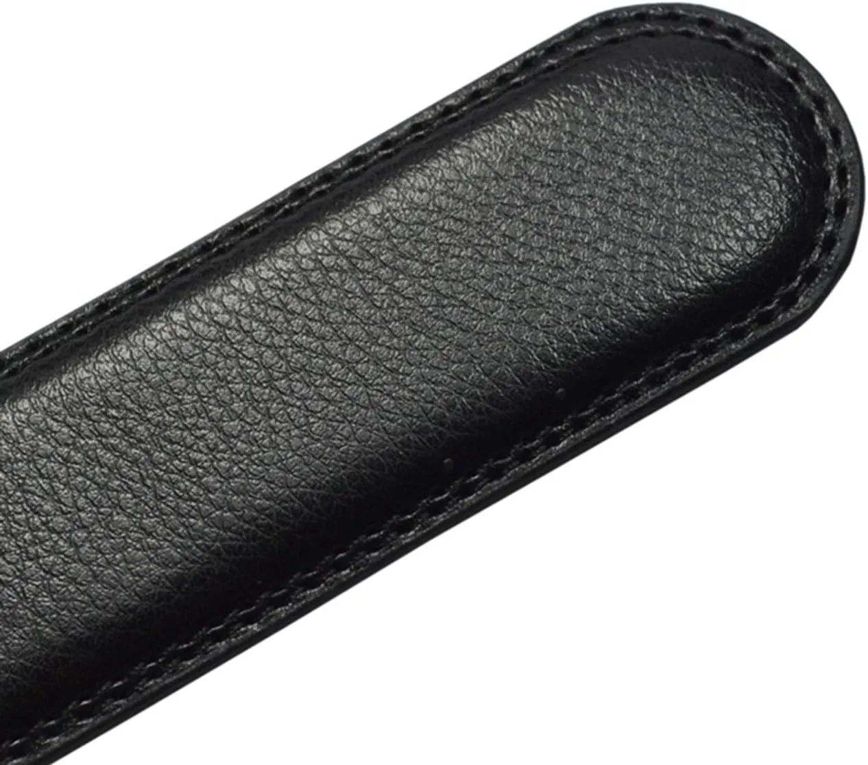 seven wolves Men's Automatic Ratchet Belt Leather Business Casual Style Slide belt