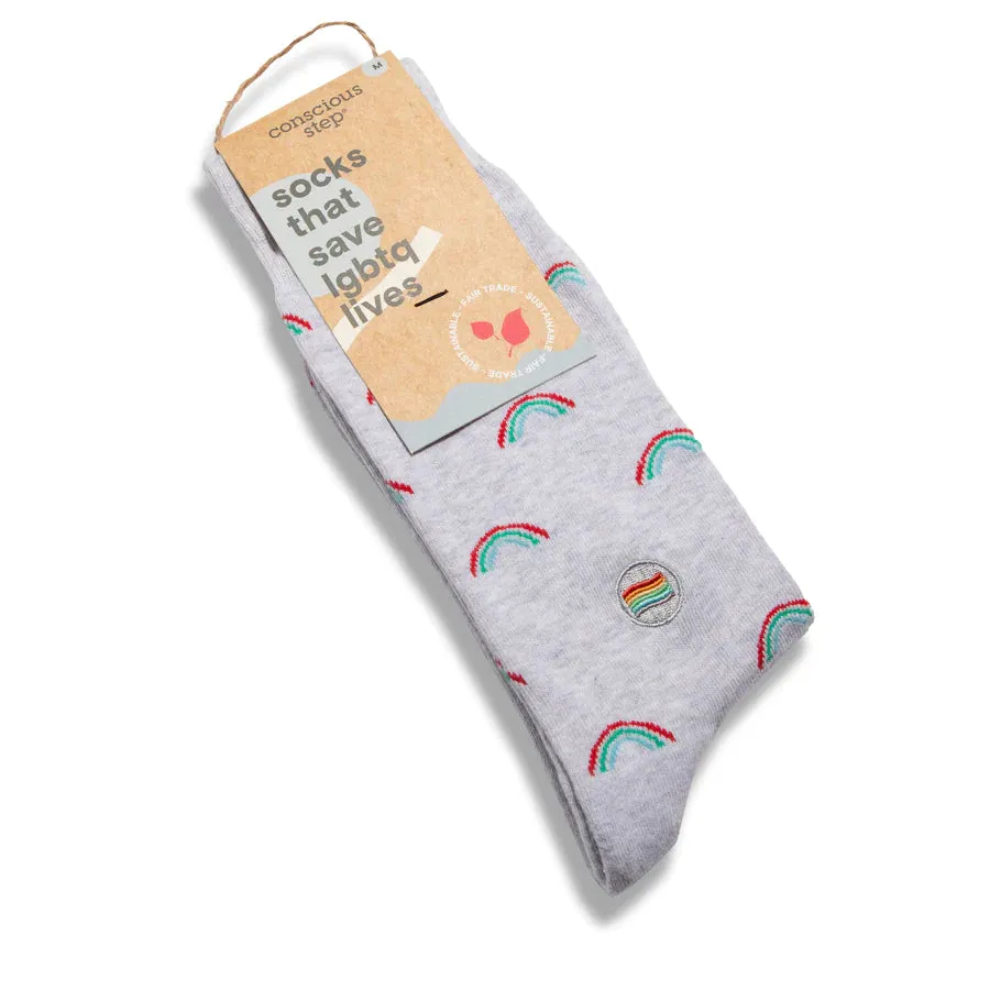 Socks That  Save LGBTQ lives Rainbow