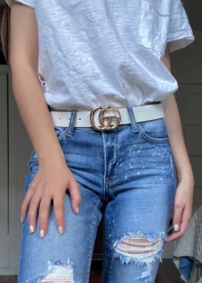 Summer Inspired Belt - White